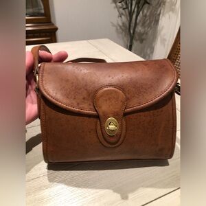 Vintage Coach Brown Crossbody Bag
